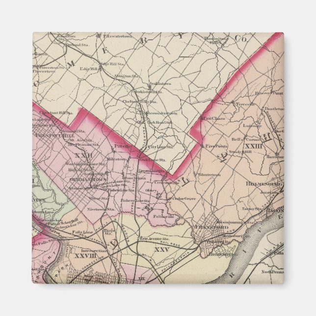 Íman Condado de Philadelphia (Frente)