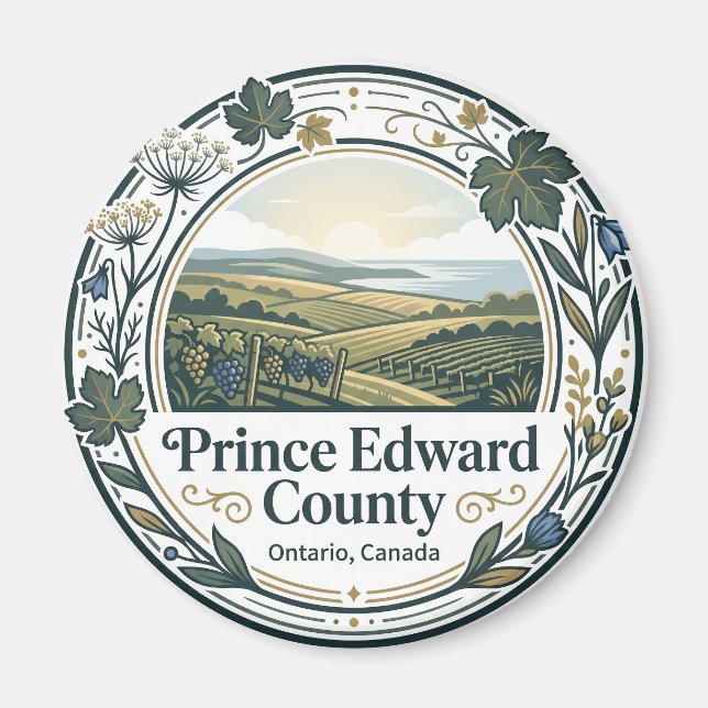 Íman Condado de Prince Edward Canadá (Frente)