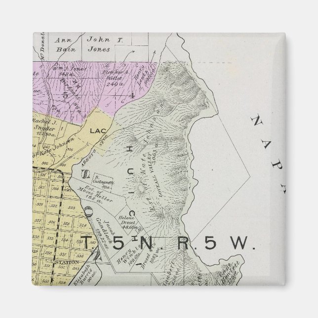 Íman Condado de Sonoma, Califórnia 30 (Frente)