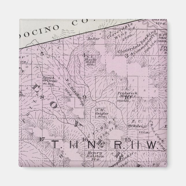 Íman Condado de Sonoma, Califórnia 7 (Frente)