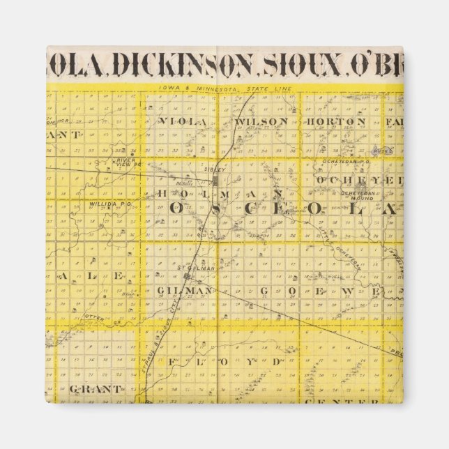 Íman Condados de Lyon (Frente)