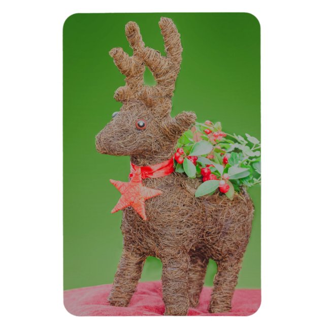 Íman Condecoração de Natal para renas (Vertical)