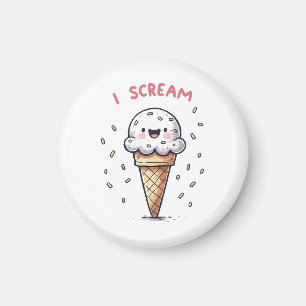 Íman Cone de Sorvete I Scream com Confeitos
