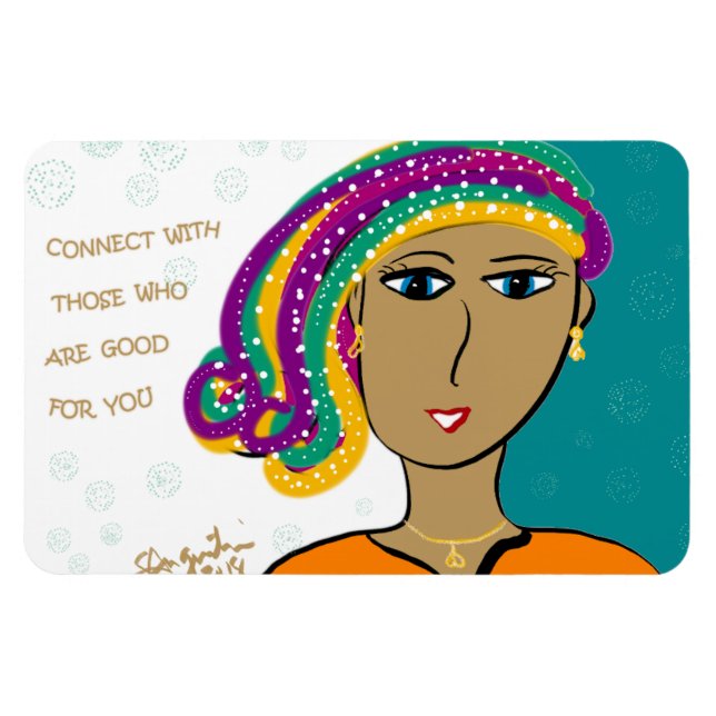 ÍMAN  CONECTE-SE COM AQUELES QUE SÃO BOM PARA VOCÊ (Horizontal)