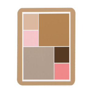 Íman Conexão de blocos de cores da Seashell