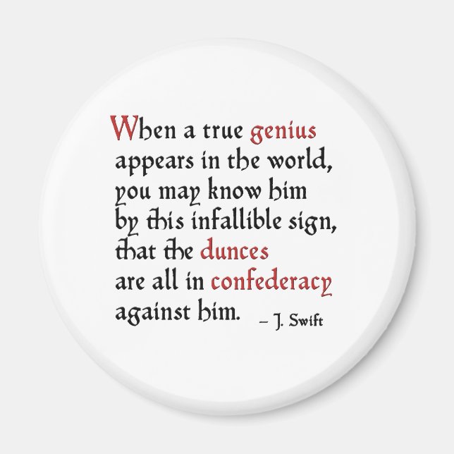 Íman Confederado de Dunces (Frente)