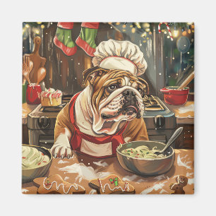 Íman Confeitaria de Férias do Bulldog: Natal Festivo