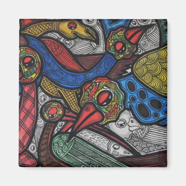 Íman Conferência de aves (Frente)