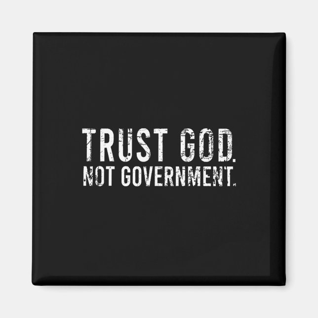 Íman Confie em Deus não Governo (Frente)