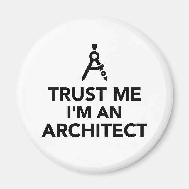 Íman Confie em mim, sou arquiteto (Frente)