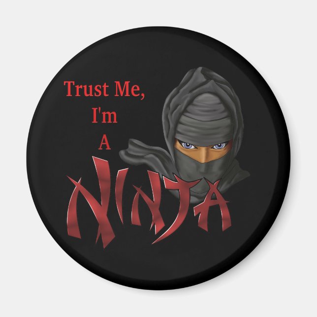 Íman Confie em mim, sou um Ninja (Frente)