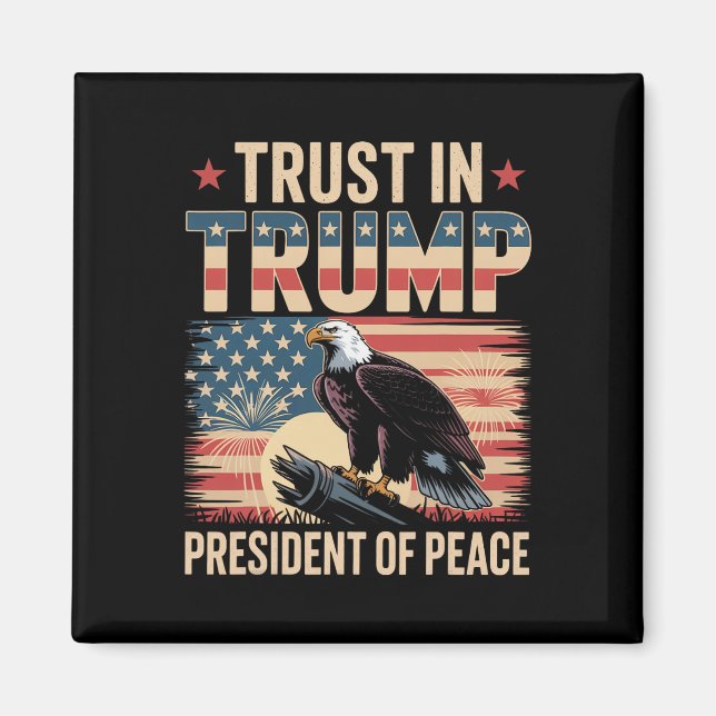 Íman Confie Em Trump Presidente Da Paz  (Frente)