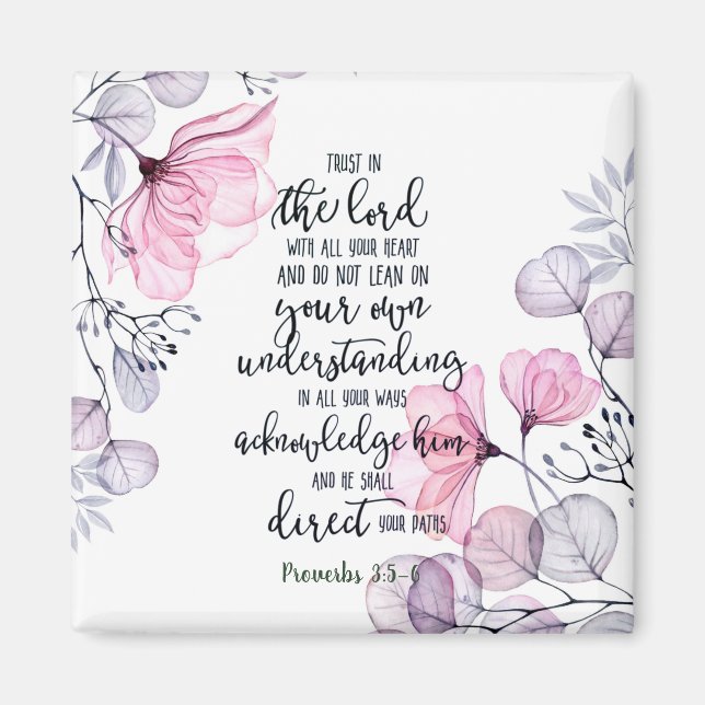 Íman Confie no Lorde Flóral (Frente)