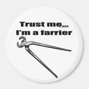 Íman Confie que eu mim é um farrier.