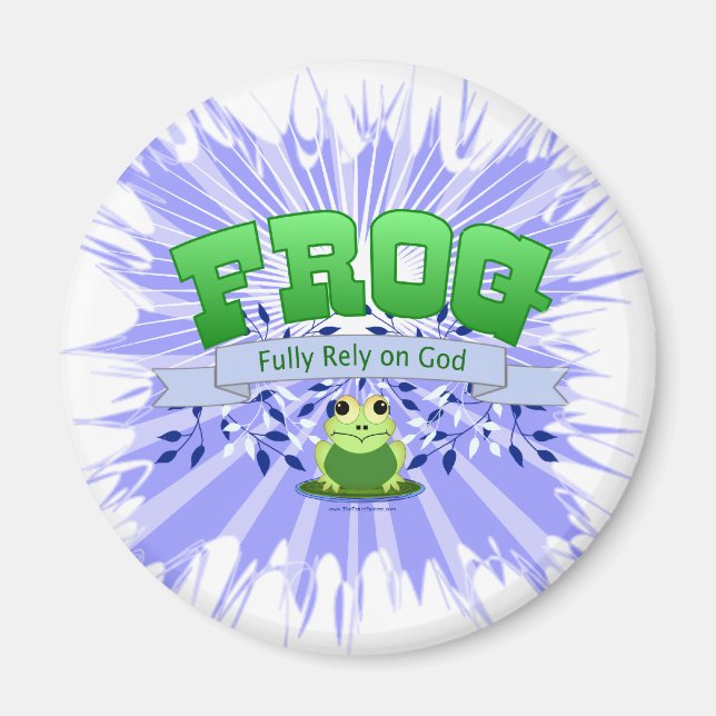 Íman Confie Totalmente em Deus (Frente)