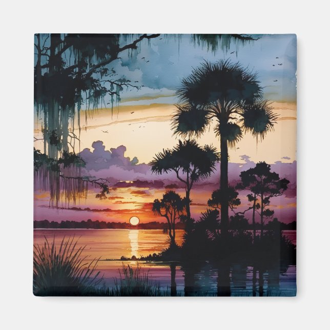 Íman Configuração do Sol sobre o isco (Frente)