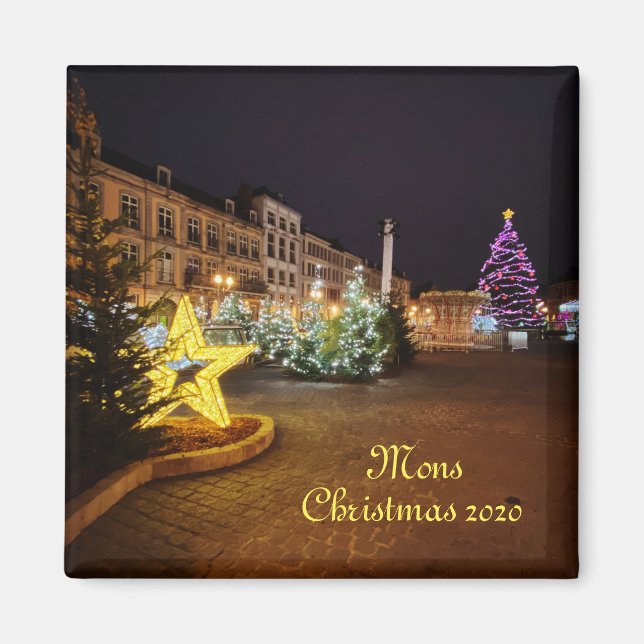 Íman Confinamento do Natal de 2021 em Mons, Bélgica (Frente)