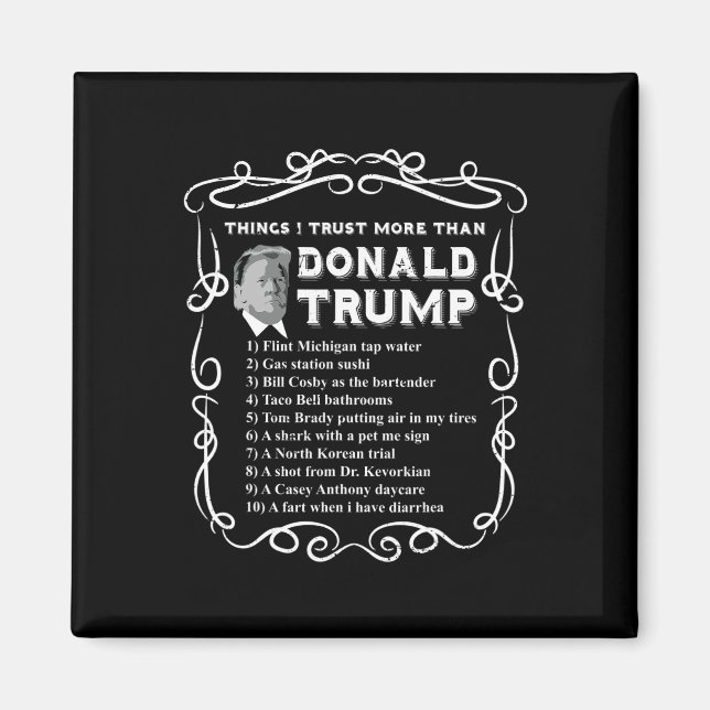 Íman Confio Mais Do Que Donald Trump Anti Potus Vote Bl (Frente)