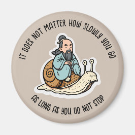 Íman Confúcio e caracol