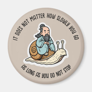 Íman Confúcio e caracol