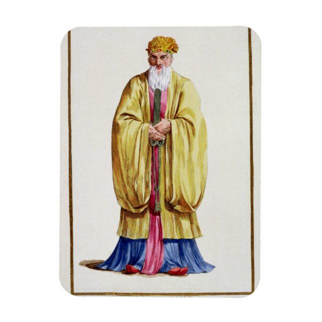 Íman Confucius (551-479 a.C.), de "Receuil des Estampes (Vertical)