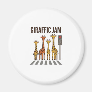 Íman Congestionamento Giraffico Cruzamento de Girafa Di