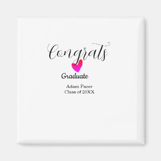 Íman Congrats graduation name class of 20XX year heart 