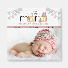 Íman Conheça o Ímã de Bebê Rosa Mini