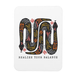 Íman Conheça seus Cobras Florais Equilibrados