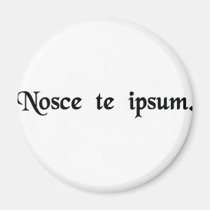 Íman Conhece-te a ti mesmo.