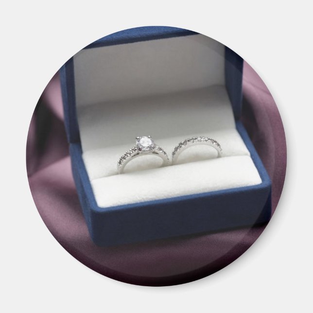 Íman Conjunto de Anéis de Casamento (Frente)