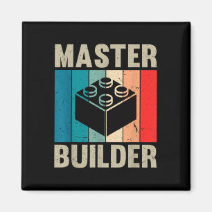 Íman Conjunto de Blocos de Construção Brinquedos Master