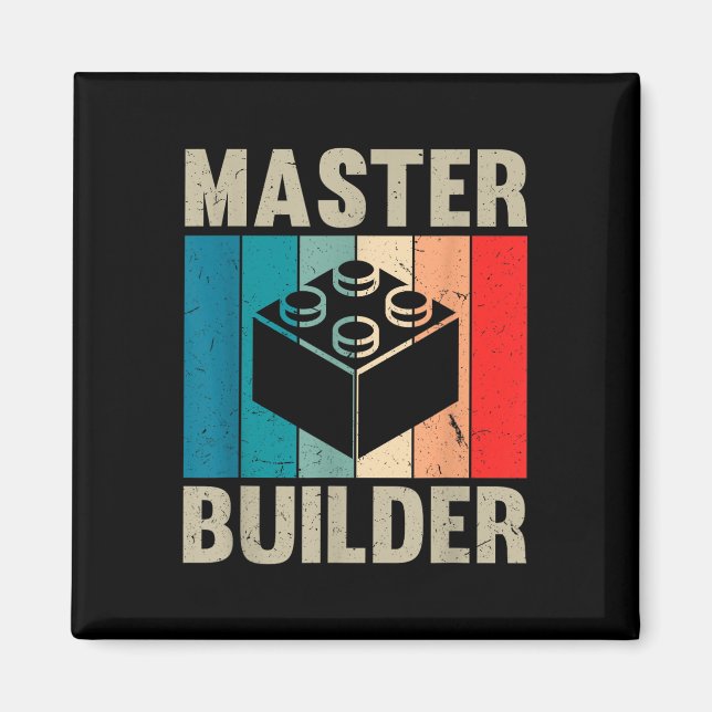 Íman Conjunto de Blocos de Construção Brinquedos Master (Frente)
