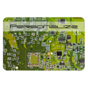 Íman Conjunto de circuito impresso Circuito verde PCB C