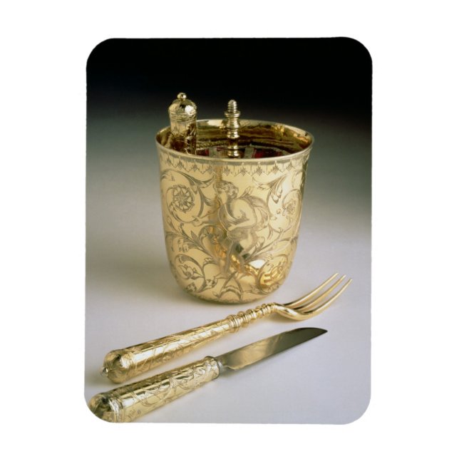 Íman Conjunto de facas, garfo, colher e copo, (Vertical)