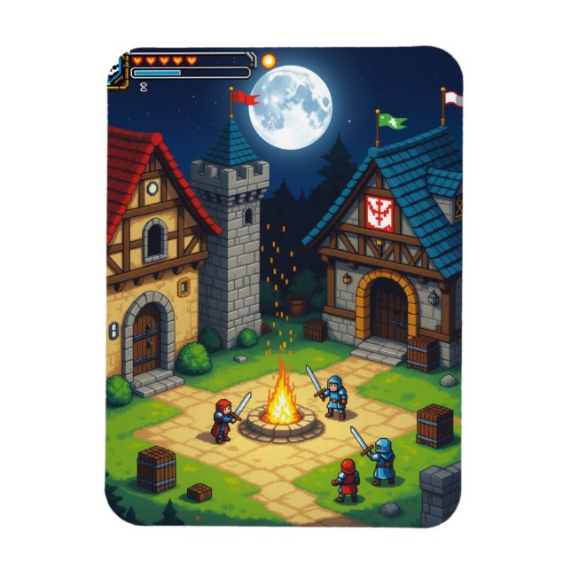 Íman Conjunto Medieval (Vertical)