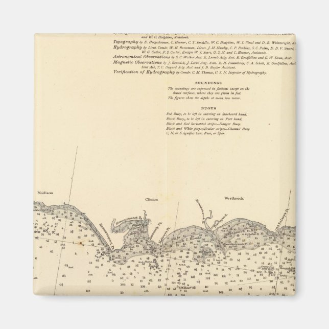 Íman Connecticut do Condado de Middlesex (Frente)