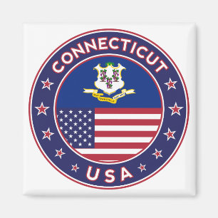 Íman Connecticut, Estados Unidos, t-shirt do Connecticu