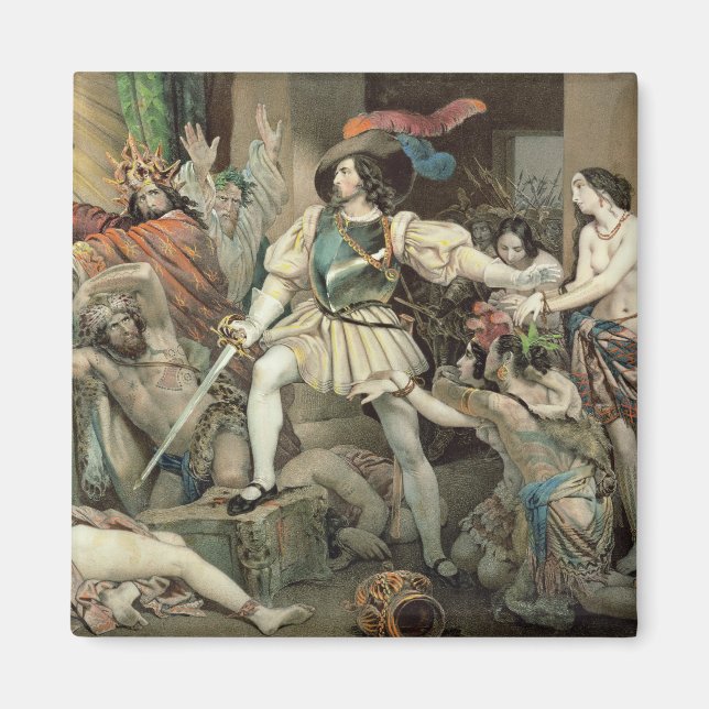 Íman Conquista do México (Frente)