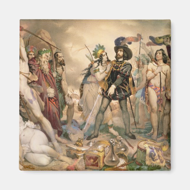 Íman Conquista do México (Frente)