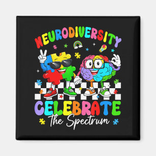 Íman Consciência da neurodiversidade cérebro autismo as