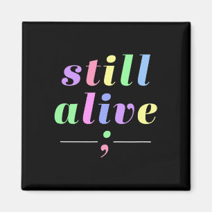 Íman Consciência da saúde ainda viva Semicolon Rainbow