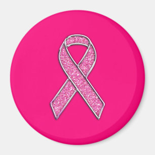 Íman Consciência de Fita Rosa com Estilo de Brilho Vib