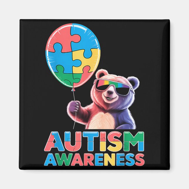 Íman Consciência do autismo  (Frente)