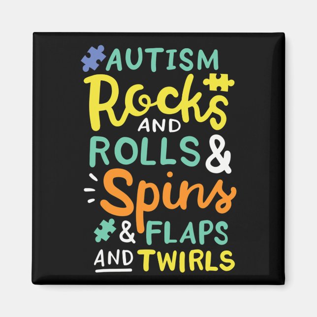 Íman Consciência do Autismo 3 (Frente)