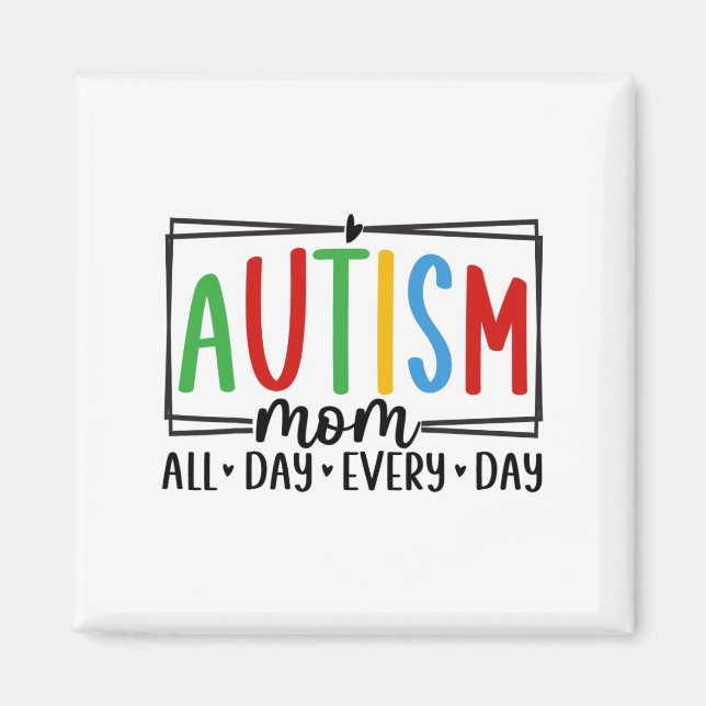 Íman Consciência do Autismo 3 (Frente)