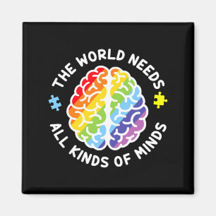 Íman Consciência do Autismo Cérebro O Mundo Precisa de 