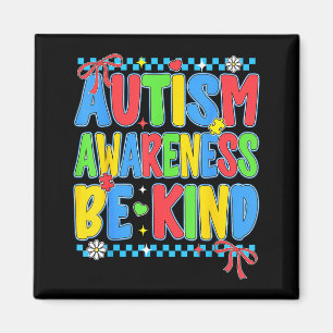 Íman Consciência do autismo elegante seja gentil para m