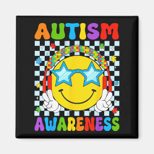 Íman Consciência do autismo equipe de autismo apoio div