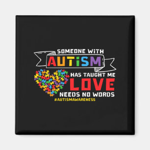 Íman Consciência do Autismo O Amor Não Precisa de Palav